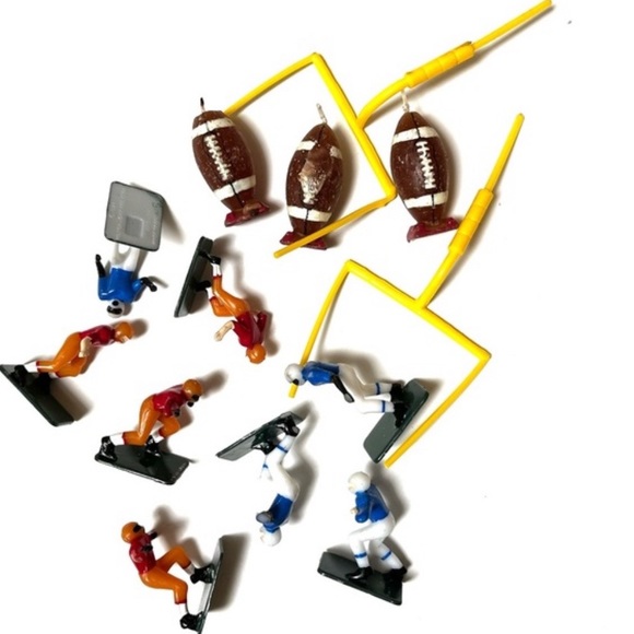 Vintage 70’s Football Cake Decorations - Picture 5 of 5